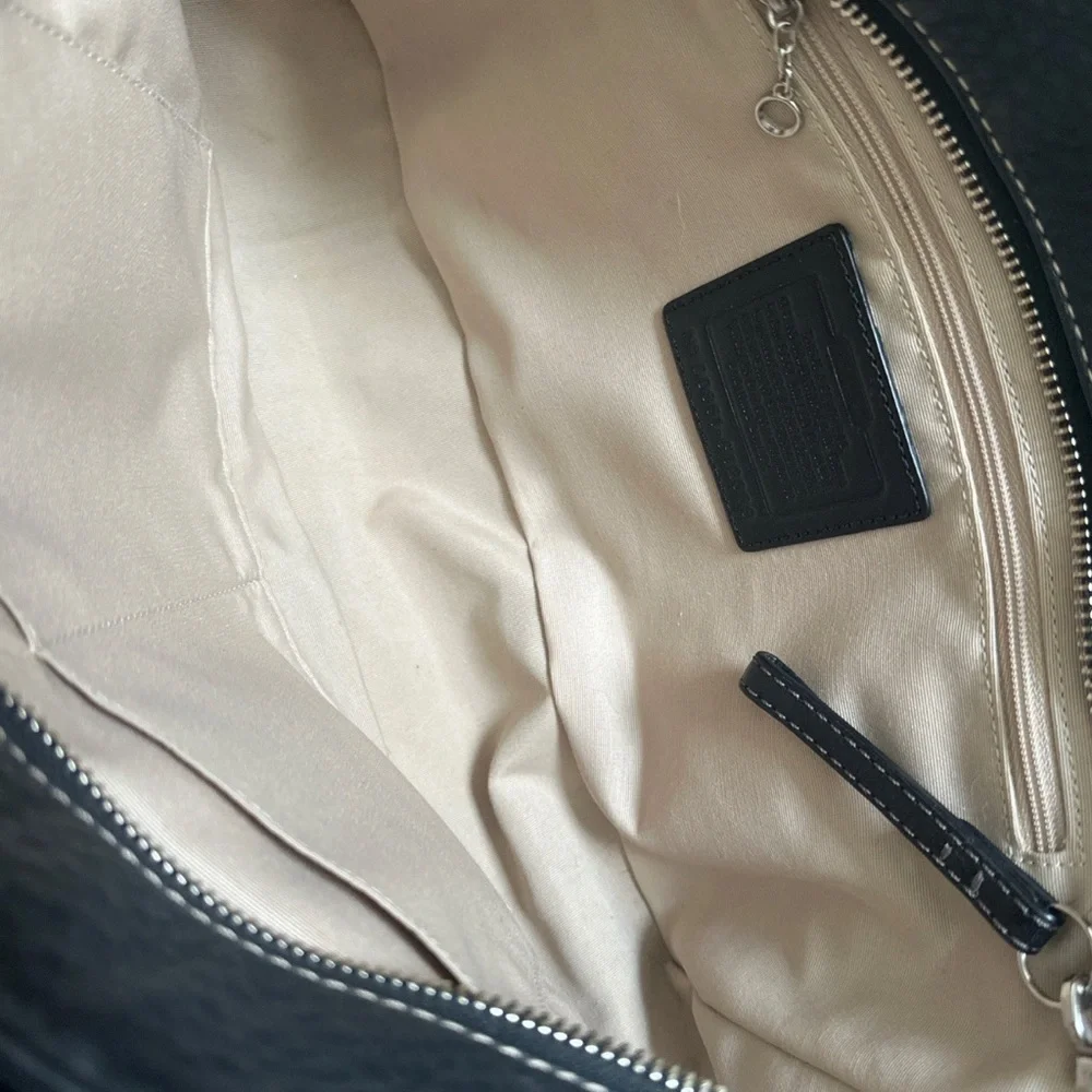 Coach Black Leather Bag